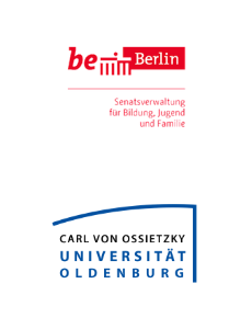 Logo be Berlin und Carl von Ossietzky Universität Oldenburg