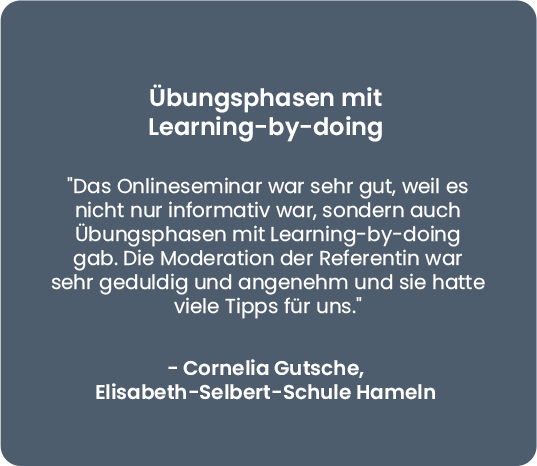 Testimonial - Elisabeth-Selbert-Schule Hameln von Cornelia Gutsche